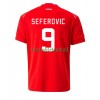 Maillot de Supporter Suisse Haris Seferovic 9 Domicile Coupe du Monde 2022 Pour Homme